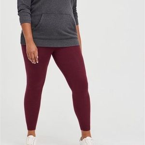 Torrid Burgundy Maroon Leggings2X